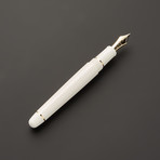 Century 2 Pen // Chenonceau White + Gold Trim (Extra Fine)