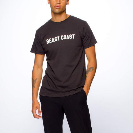 Beast Coast Tee // Faded Black (XS)