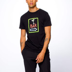 Bar Tee // Black (XL)