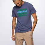 Vegetarian Tee // Pigment Navy (S)