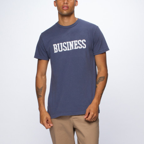 Business Party Tee // Pigment Navy (XS)