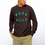 Whoa Nelly Varsity Long Sleeve // Black (XS)