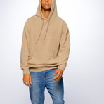 Heart Embroidered Venice Hoody // Pigment Sandstone (S)