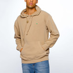 Heart Embroidered Venice Hoody // Pigment Sandstone (S)