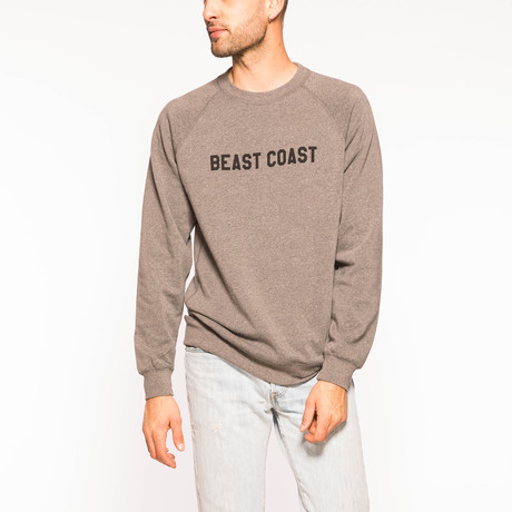 Beast Coast Unisex Sweatshirt // Heather Gray (XS)