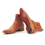Octavian Buckle Boot // Cognac (US: 9.5)
