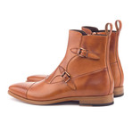 Octavian Buckle Boot // Cognac (US: 6.5)