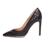 Love Moschino // Hearted Studded Heel // Black (IT: 41)
