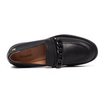 Ketsby Classic Leather Slip-On // Black + Black (IT: 36)
