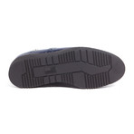 Leather Platform Lace-Up Shoes // Blue (IT: 38)