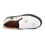 Love Moschino // Leather Slip-On Love Sneaker // White (IT: 37)