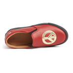Leather Heart Slip-On // Red (IT: 40)