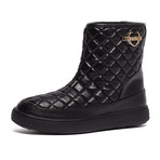 Quilted Leather Boot // Black (IT: 38)