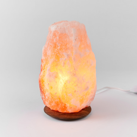 Amber Himalayan Salt Lamp // Large