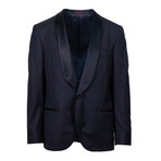 Brunello Cucinelli // Shawl One Button Tuxedo Suit // Navy Blue (Euro: 50)