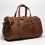 Leather Gym Bag 20" // Distressed Brown