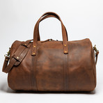 Leather Gym Bag 20" // Distressed Brown