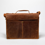 Daily Leather Messenger Bag // Distressed Brown