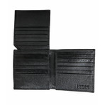 Leather Card Wallet // 22 Cards // Black