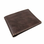 Leather Card Wallet // Brown Distressed