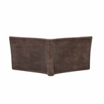 Leather Card Wallet // Brown Distressed