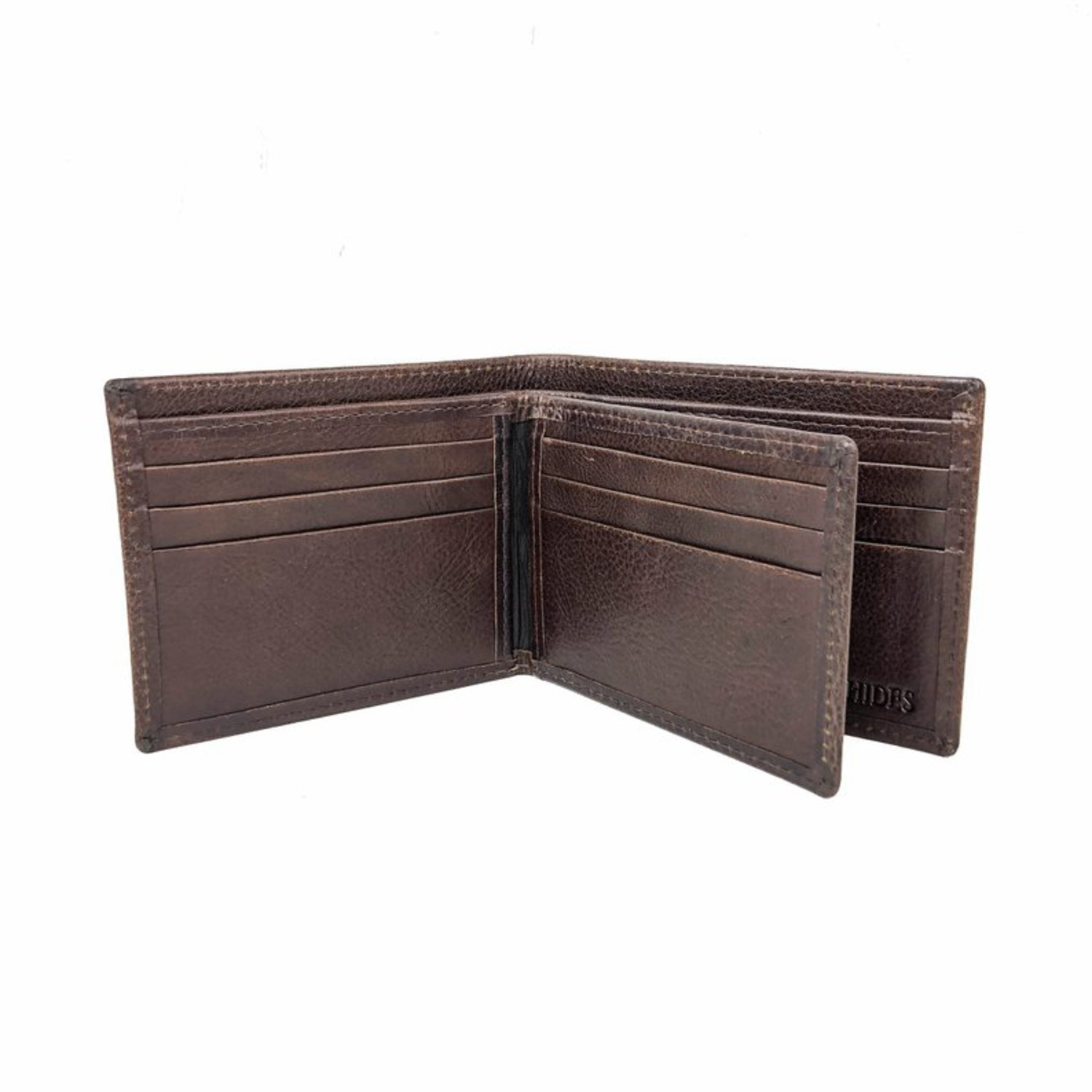 Leather ID Wallet // Brown Distressed - Hides Canada - Touch of Modern