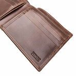 Leather Card Wallet // Executive Brown