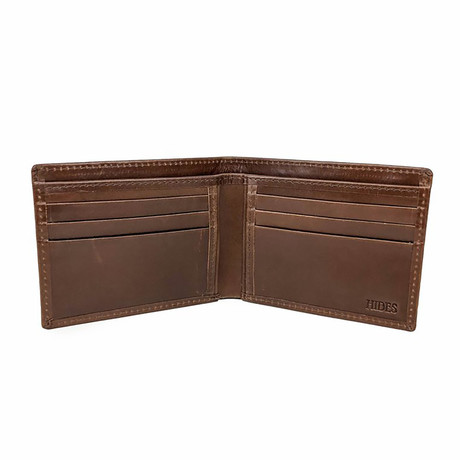 Leather Card Wallet // Executive Brown