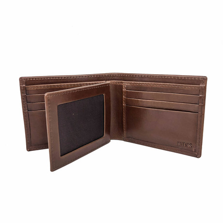 Leather ID Wallet // Executive Brown