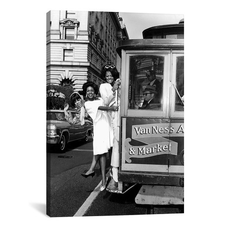 The Supremes In San Francisco // Globe Photos, Inc. (18"W x 26"H x 0.75"D)