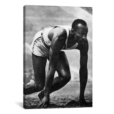 Jesse Owens On Starter Blocks // Movie Star News