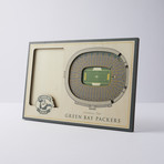 Green Bay Packers 3D Picture Frame