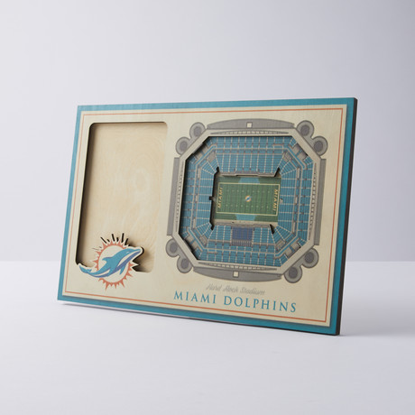 Miami Dolphins 3D Picture Frame