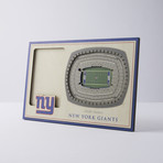 New York Giants 3D Picture Frame