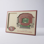 San Francisco 49ers 3D Picture Frame