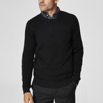Clayton Crew Neck Sweater // Black (S)