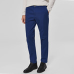 Straight Fit Paris Pants // Navy Peony (32WX32L)