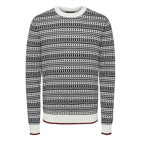 Kris Crew Neck Sweater // Grey Melange (S)