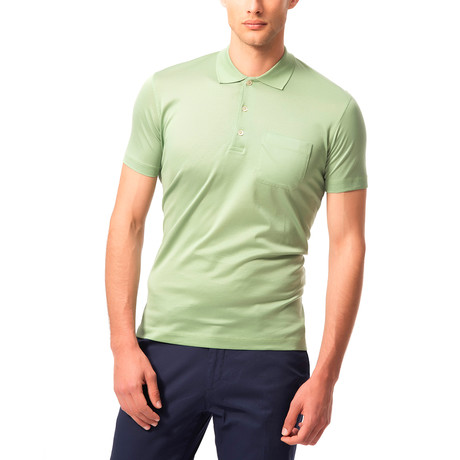 Solid Pocket Polo // Green (S)