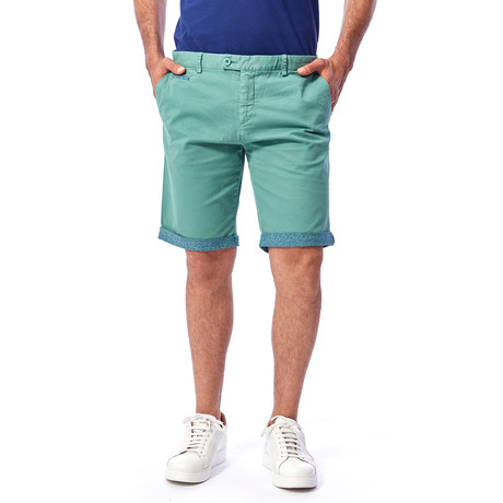 Cuffed Shorts // Seafoam Green (46)