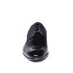 Quilted Top Leather Dress Shoe // Black (Euro: 44)