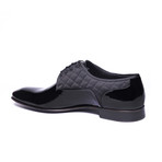 Quilted Top Leather Dress Shoe // Black (Euro: 44)