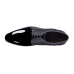 Quilted Top Leather Dress Shoe // Black (Euro: 44)