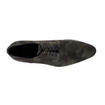 Suede Derby Shoe // Green Camo (Euro: 46)