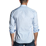 Joel Gingham Long Sleeve Shirt // Light Blue (S)