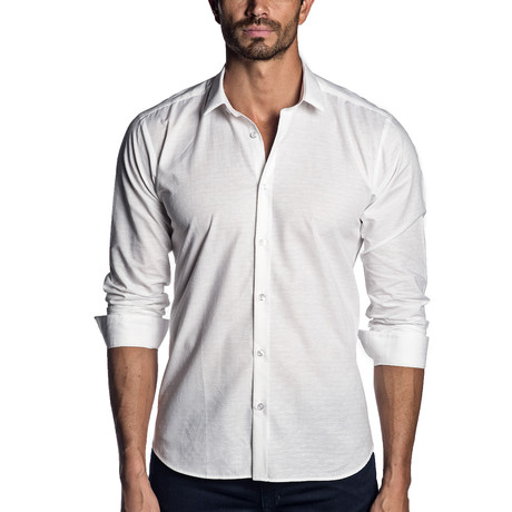 Jace Long Sleeve Shirt // White (XS)