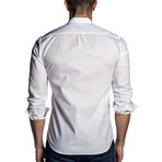 Woven Long Sleeve Shirt // White Floral (2XL)