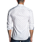 Trevor Long Sleeve Shirt // White Paisley (2XL)