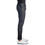 Skinny Stretch Jeans // Black (30WX32L)