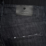 Skinny Stretch Jeans // Black (36WX32L)
